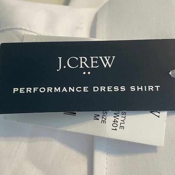 J. Crew Performance Slim Fit Dress Shirt White Button Down M - Picture 9 of 15